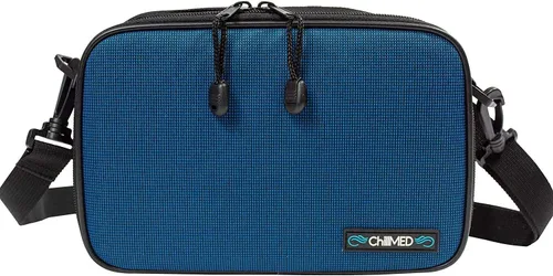 Vista 5 de ChillMed® Elite - Estuche de viaje semanal para diabéticos, bolígrafo de insulina y medidor de glucosa organizador con bolsa de hielo reutilizable