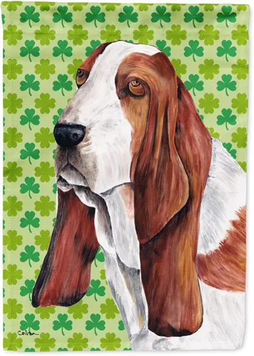 Vista 127 de Caroline's Treasures SS4442GF Affenpinscher Bandera de jardín con retrato de trébol del día de San Patricio para buzón, bandera decorativa