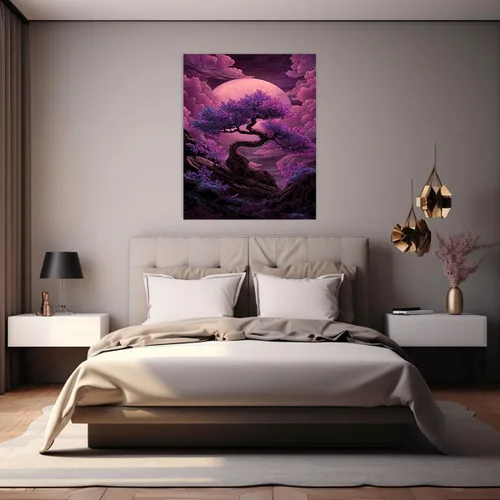 Vista 2 de VOCBAN Tree of Life Wall Art The Picture Artwork Canvas Prints Tree Pictures Poster Retro Artwork for Bedroom Living Room Home