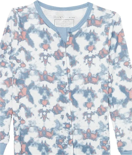 Vista 3 de Hanes Pijama Baby Sleep N' Play Ultimate Zippin (2 unidades), Blanco