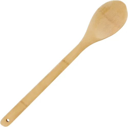 Vista 23 de BambooMN Juego de utensilios de bambú orgánico, espátula, cuchara, pinzas - 8 piezas
