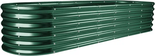 Vista 14 de Land Guard Kit de cama de jardín elevada galvanizada de 8 x 2 x 1 pies, cajas de jardín elevadas de capacidad de 108 galones para exteriores, camas