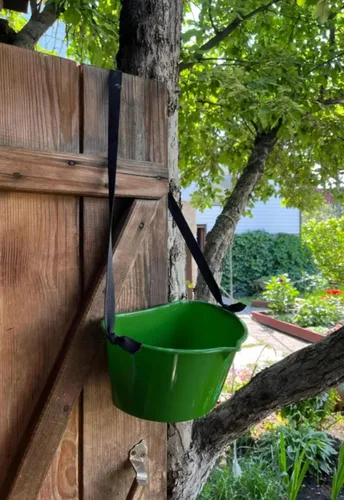 Vista 9 de Cesta de recolección de bayas - Cubo de recolección de frutas manos libres de 3L con correa ajustable (transparente)