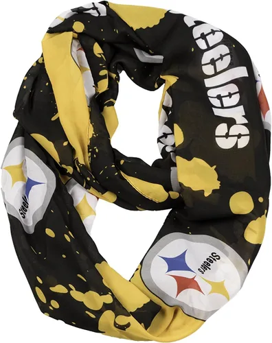 Vista 5 de Littlearth NFL unisex-adult Silky Splatter Print Infinity Scarf marino
