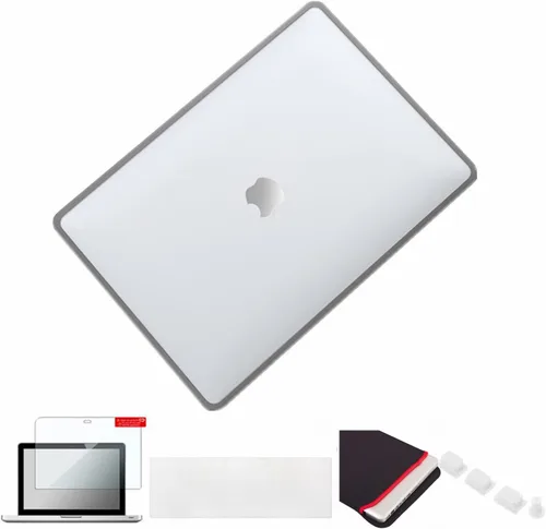 Vista 43 de Se7enline Compatible con MacBook Pro Touch Bar Case 2016/2017/2018/2019, funda rígida mate para Mac Pro de 13 pulgadas, A1706/A1989/A2159, funda