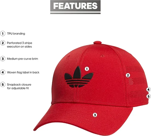Vista 2 de adidas Originals Men's Beacon Structured Precurve Snapback Cap