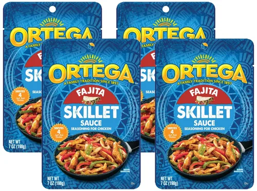 Vista 10 de Ortega Salsa de sartén, salsa de fajita, 7 onzas