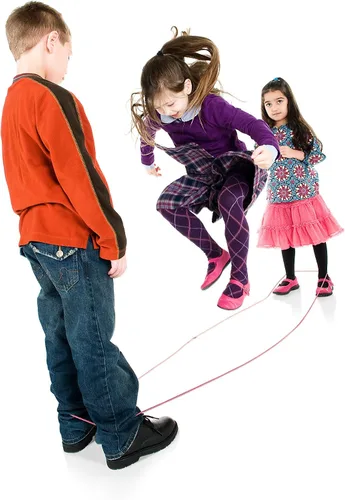 Vista 3 de Just Jump It Chinese Jump Rope - Active Outdoor Youth Fitness - Red Confetti