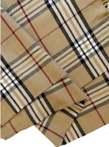 Vista 3 de Bufanda de invierno clásica con sensación de cachemira, colección súper suave