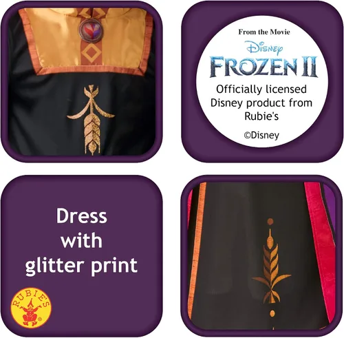Vista 5 de Disfraz de Anna de Frozen 2 de Disney