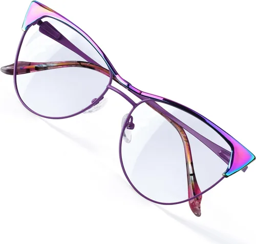 Vista 10 de Lentes de luz azul para mujeres y hombres, anteojos de computadora para hombres y mujeres, antifatiga, gafas de pantalla HD para oficina, lectura