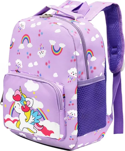 Vista 9 de Mochila de dibujos animados para niños pequeños de 3 a 4 años Dinosaurio Negro