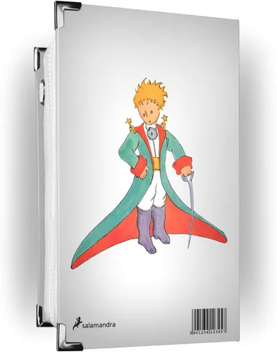 Vista 2 de Libro Clutch El principito - Antoine De Saint-Exupery - Monedero único hecho a mano