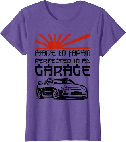 Vista 18 de JDM Japan Motorsport Tuning Car - Camiseta de los años 90, Blanco, S