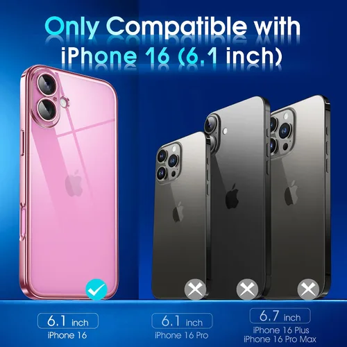 Vista 662 de Supdeal Funda cristalina transparente para iPhone 11, [No se amarillea] [Protección de la cámara] [Probado contra caídas de grado militar] Funda