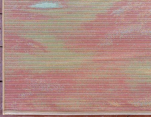 Vista 10 de Unique Loom - Alfombra colección de círculos abstractos, de transición para interiores y exteriores, beige, Polipropileno, Marrón/Gris