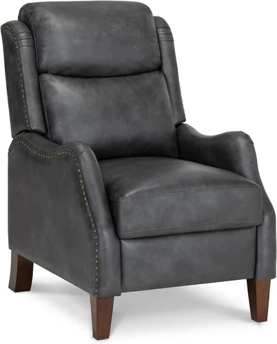 Vista 10 de KISLOT Sillón reclinable de cuero sintético con decoración de remaches, sofá individual para sala de estar y dormitorio