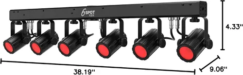 Vista 9 de Sistema de iluminación de cuatro colores LED RGBW de 6 puntos