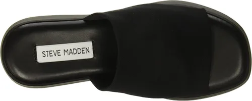 Vista 5 de Steve Madden Alison Sandalias NegroBronceado para Mujer