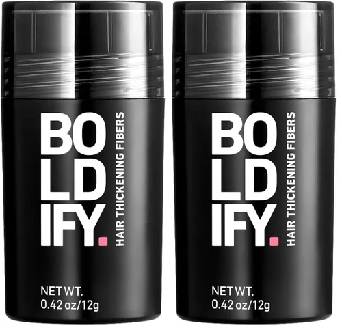 Vista 19 de BOLDIFY Fibras capilares para cabello fino, para mujeres y hombres, marrón Marrón cenizo