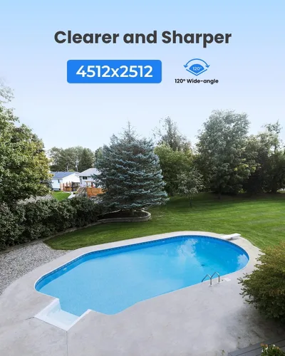 Vista 9 de REOLINK RLC-1224A 12MP Dome Outdoor PoE Camera for Home Security