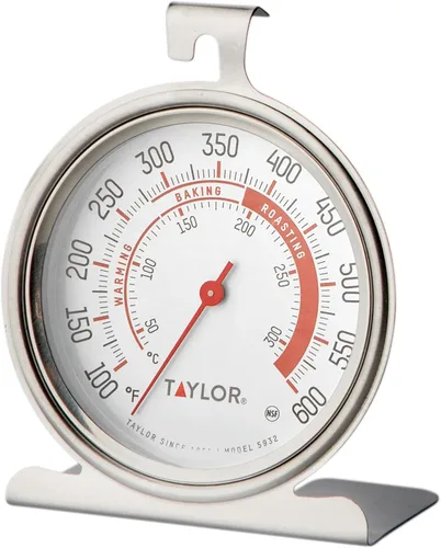 Vista 8 de Taylor Precision Products - Termómetro de esfera grande, color plateado
