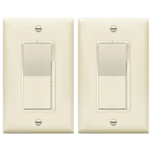 Vista 10 de TOPGREENER Kalide - Interruptor de atenuación de luz, interruptor de atenuación LED, atenuación de rango completo, un solo polo/3 vías, 120 V CA, 60