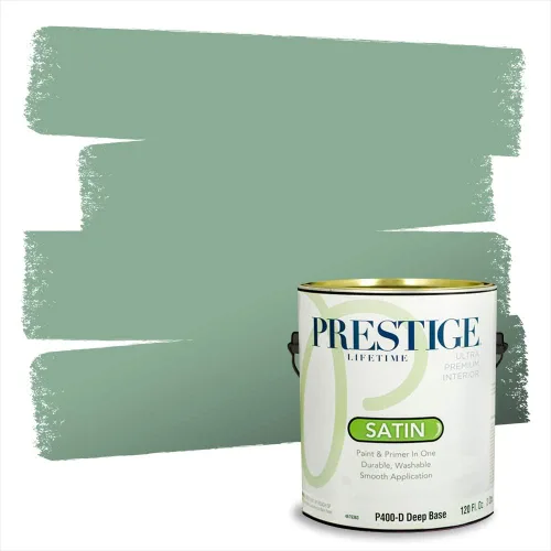 Vista 106 de Prestige Paints - 2 en 1, pintura base y pintura de exterior, E100-N-735BM