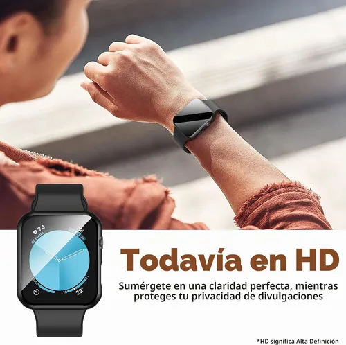 Vista 8 de Misxi - Juego de 2 fundas de PC con protección de privacidad para Apple Watch SE 3 (2025) SE 2 Series 6 Series 5 Series 4 de 40mm, cubierta delgada