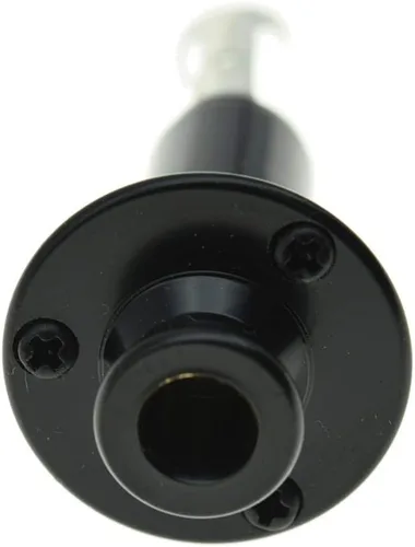 Vista 4 de KAISH 0.250 in Guitarra eléctrica acústica Bajo Mono Endpin Salida Jack Correa Botón Jack Socket Negro