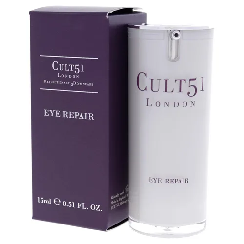 Vista 4 de Cult51 Crema reparadora de ojos - Tratamiento intensamente hidratante - Previene, reduce los signos de envejecimiento y arrugas visibles - ilumina e