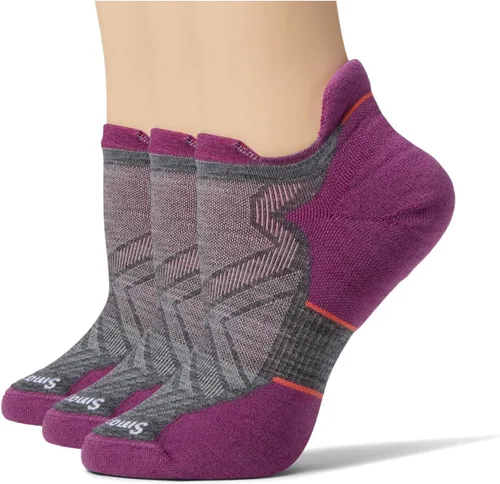 Vista 27 de Smartwool Run Targeted Cushion - Calcetines de tobillo bajo para hombre Negro - paquete de 3