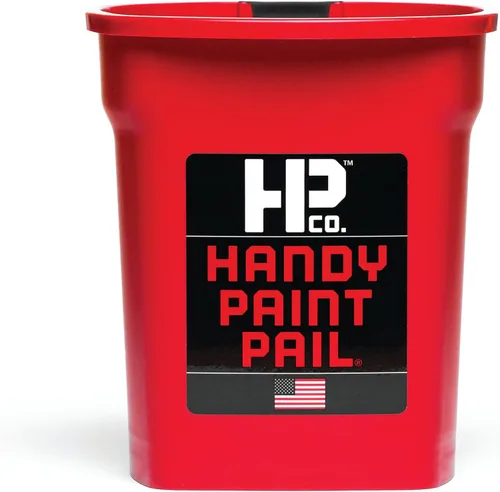 Vista 3 de El Paquete de Ensueño del Pintor Activo: Combo Práctico de Balde de Pintura y Forro + Pincel Gratis Rojo