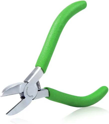 Vista 14 de SPEEDWOX 2PCS Alicates Mini de Punta de Aguja Curvados con Dientes y Alicates de Punta de Aguja para Fabricación de Joyas, Alicates de Punta Larga