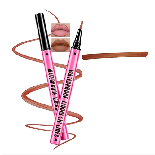 Vista 10 de Lápiz labial mate de larga duración para maquillaje de mujer 02