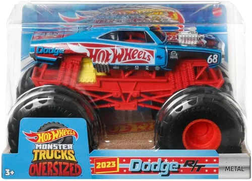 Vista 5 de Hot Wheels Monster Trucks 2023 Dodge R/T de gran