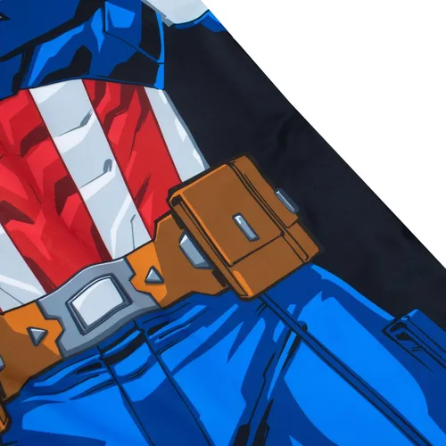 Vista 5 de Marvel Traje de baño de los Vengadores para niños Capitán América