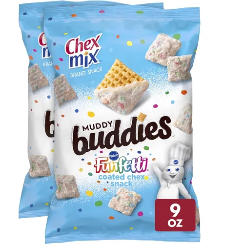 Vista 9 de Chex Mix Muddy Buddies, Mix de aperitivos de galletas OREO y crema, 9 oz