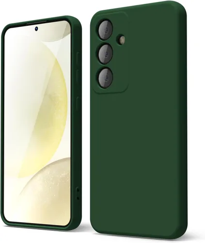 Vista 73 de oakxco Funda para teléfono Samsung Galaxy S8 de silicona líquida, delgada y fina de gel de goma suave TPU cubierta protectora simple llana