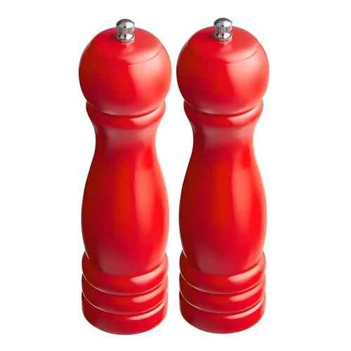 Vista 10 de OCS Parts Pro Series - Molinillo de pimienta de madera marrón con molinillo ajustable, molinillo tradicional de sal o pimienta de 8 pulgadas