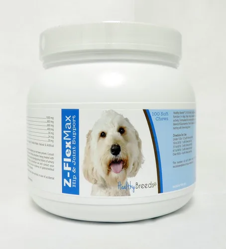 Vista 34 de Healthy Breeds Afghan Hound Z-Flex Max - Masticables suaves para cadera y articulaciones, 100
