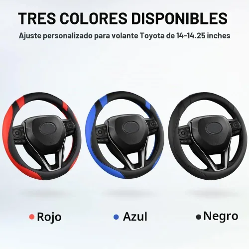 Vista 6 de West Llama - Funda para volante de automóvil personalizada para Toyota Prius, 86, 13.75-14.25 pulgadas