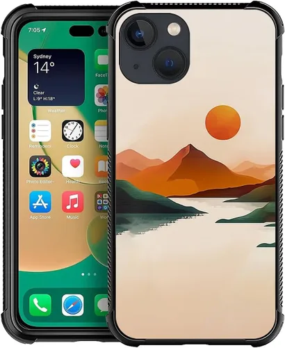 Vista 240 de Funda compatible con iPhone 8 Plus, diseño de oso de bosque otoñal, a prueba de golpes, antiarañazos, carcasa trasera de policarbonato duro