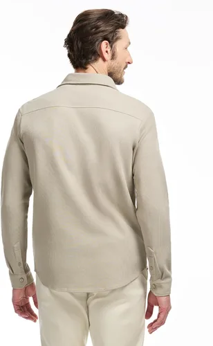 Vista 3 de SAKS Fifth Avenue Manga larga con textura de piqué con botones para hombre