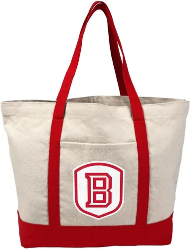 Vista 397 de Campus Lab Bolsa de lona con logotipo primario colegiado con bolsillo externo, bolsa de hombro reutilizable para ir de compras, playa Águilas A&m
