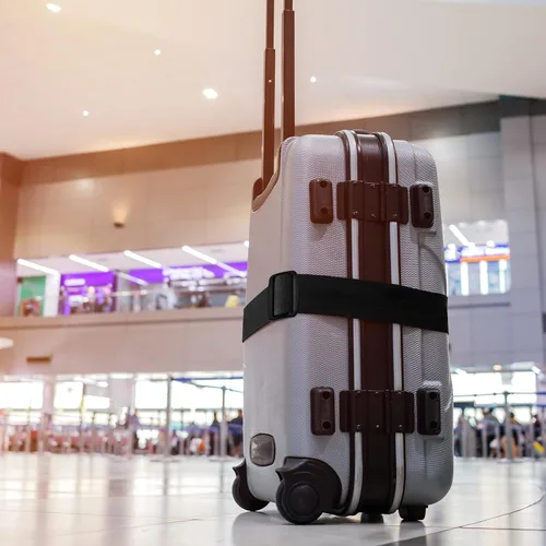 Vista 7 de uxcell Correas de equipaje Cinturones de maleta con hebilla, cerradura de combinación, accesorios de embalaje de viaje ajustables