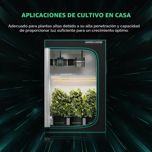 Vista 7 de MARS HYDRO SP3000 - Luces de cultivo de 2 x 4 para plantas de interior, luces de invernadero, espectro completo, regulable, control remoto