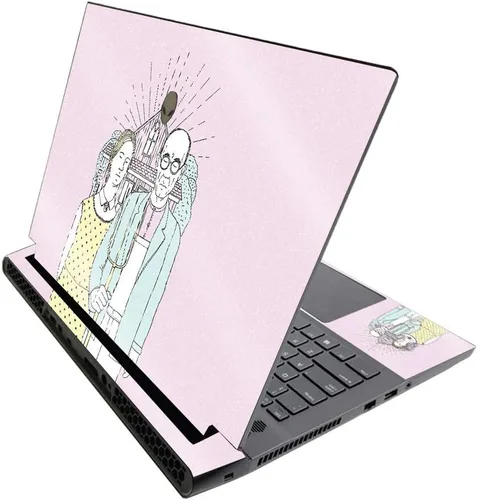 Vista 195 de MightySkins - Skin brillante con purpurina para Alienware M17 R3 (2020) y M17 R4 (2021) - Diversión de los años 90 Acabado duradero con purpurina