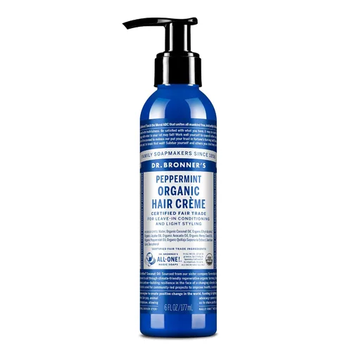 Vista 10 de Acondicionador de pelo y crema de peinar Dr. Bronner de lavanda y coco, crema, 6 onzas líquidas