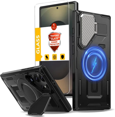 Vista 12 de Funda magnética para Google Pixel 9A compatible con cargador inalámbrico MagSafe, para Pixel 9A, funda de teléfono integrada de 360 °, con 2